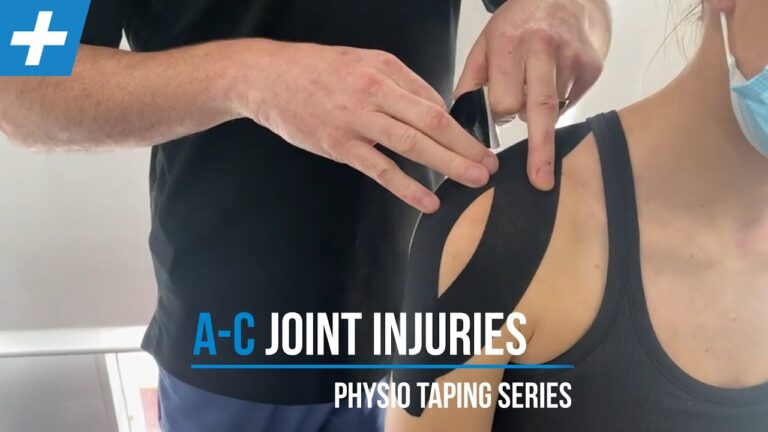 How do you tape for an AC Joint Sprain?