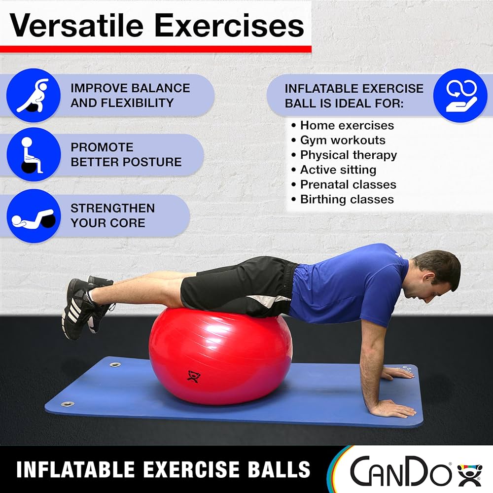 Non Weight Bearing Workout With Balance Ball Exercises  